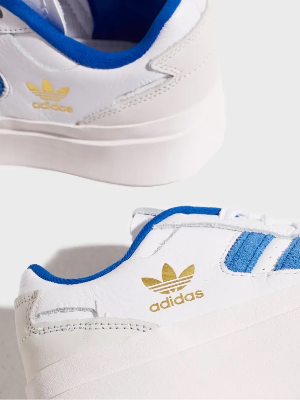adidas forum bonega cloud white / royal blue - Picture 2 of 8